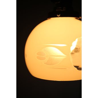 内切子電笠 照明　A1991 