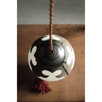 銅化粧の球体照明電笠　A1992 