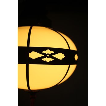 銅巻化粧のオーバル型照明 電笠 2個1組　A1993 