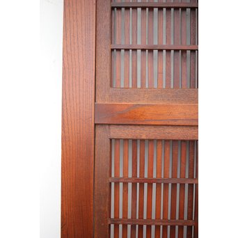 名品 総欅格子戸　L1030Y 