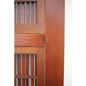 名品 総欅格子戸　L1030Y 