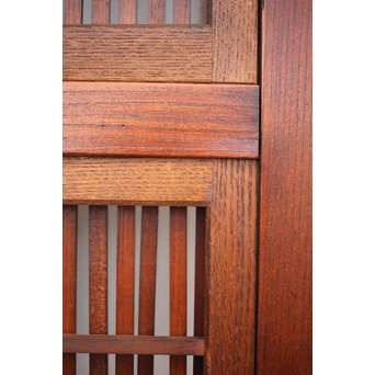 名品 総欅格子戸　L1030Y 