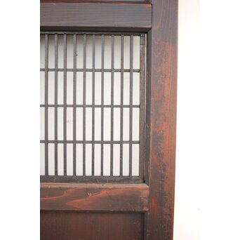 変わり障子枠の田舎風帯戸L 2枚1組　B990 