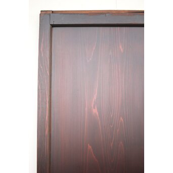 変わり障子枠の田舎風帯戸L 2枚1組　B990 