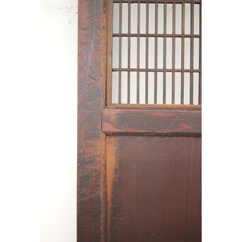 変わり障子枠の田舎風帯戸L 2枚1組　B990 