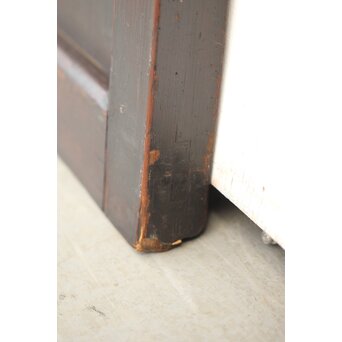 変わり障子枠の田舎風帯戸L 2枚1組　B990 