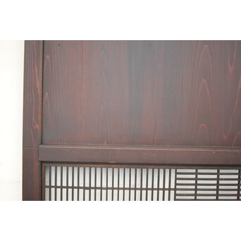 変わり障子枠の田舎風帯戸L 2枚1組　B990 