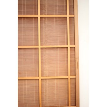 竹ひごと黒柿の夏戸/簀戸 4枚1組　F227 