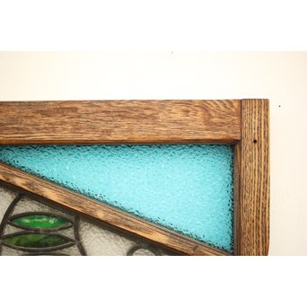 和製ステンドガラス 明り取り　2枚1組　GD1292 