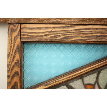 和製ステンドガラス 明り取り　2枚1組　GD1292 