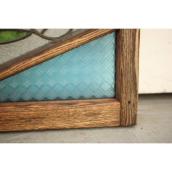 和製ステンドガラス 明り取り　2枚1組　GD1292 