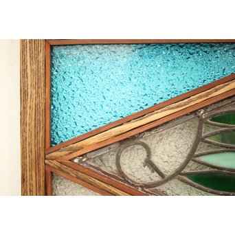 和製ステンドガラス 明り取り　2枚1組　GD1292 