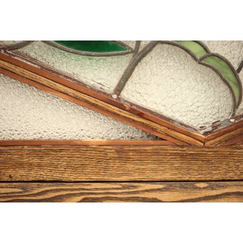 和製ステンドガラス 明り取り　2枚1組　GD1292 