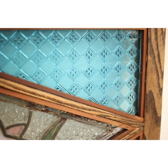 和製ステンドガラス 明り取り　2枚1組　GD1292 