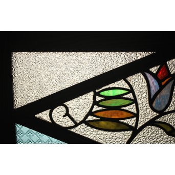 和製ステンドガラス 明り取り　2枚1組　GD1292 