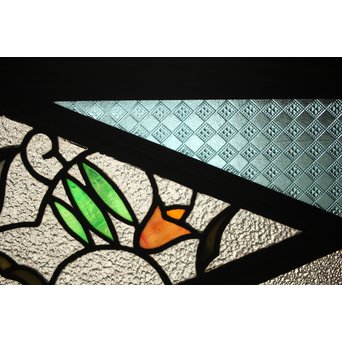 和製ステンドガラス 明り取り　2枚1組　GD1292 