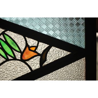 和製ステンドガラス 明り取り　2枚1組　GD1292 