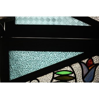 和製ステンドガラス 明り取り　2枚1組　GD1292 