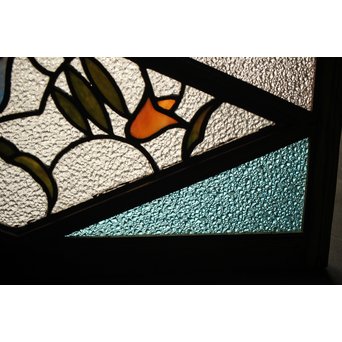 和製ステンドガラス 明り取り　2枚1組　GD1292 