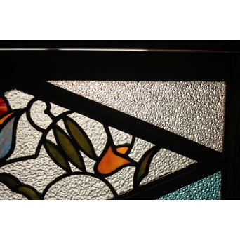 和製ステンドガラス 明り取り　2枚1組　GD1292 