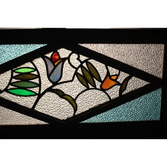 和製ステンドガラス 明り取り　2枚1組　GD1292 