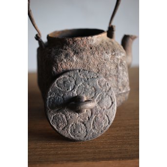 角型遊環付 小鉄瓶/急須　M215 