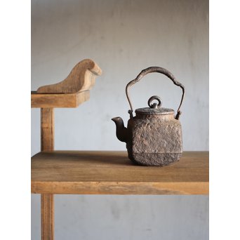 角型遊環付 小鉄瓶/急須　M215 