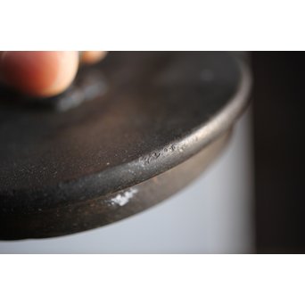 能登川亀文堂 波千鳥提手 楼閣山水銀象嵌丸形鉄瓶 湯沸　M216 