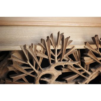 超絶深彫 松木彫欄間　R0001Y 