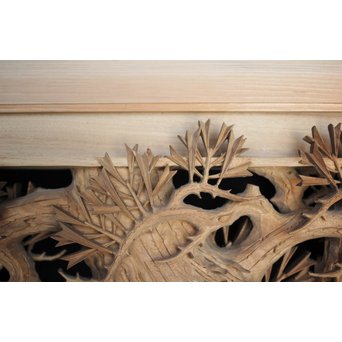 超絶深彫 松木彫欄間　R0001Y 