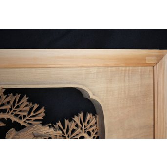 超絶深彫 松木彫欄間　R0001Y 