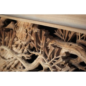 超絶深彫 松木彫欄間　R0001Y 