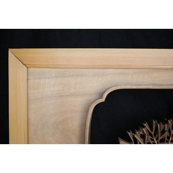 超絶深彫 松木彫欄間　R0001Y 