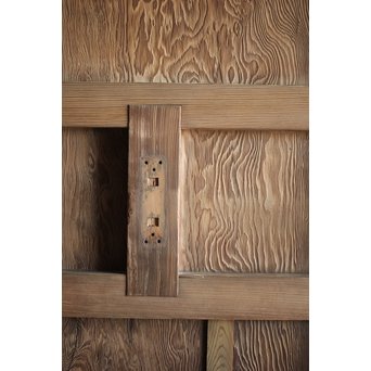 うずくり杉の大門扉 2枚1組　W994Y 