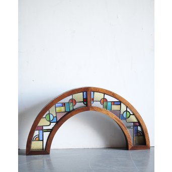 アーチ型モザイクステンドグラス　GD1299Y 