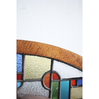 アーチ型モザイクステンドグラス　GD1299Y 