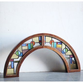 アーチ型モザイクステンドグラス　GD1299Y 