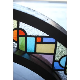 アーチ型モザイクステンドグラス　GD1299Y 