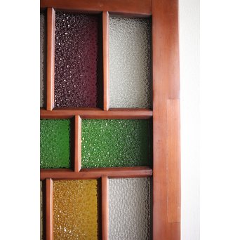 ステンドグラス調 細分多色ガラスドア　GD1300 