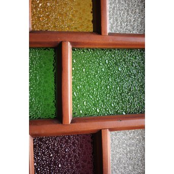 ステンドグラス調 細分多色ガラスドア　GD1300 