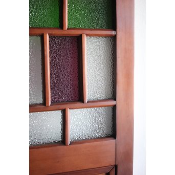 ステンドグラス調 細分多色ガラスドア　GD1300 