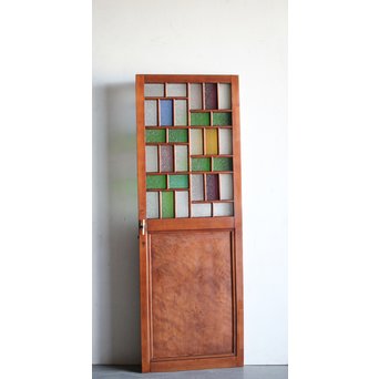 ステンドグラス調 細分多色ガラスドア　GD1300