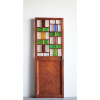 ステンドグラス調 細分多色ガラスドア　GD1300 