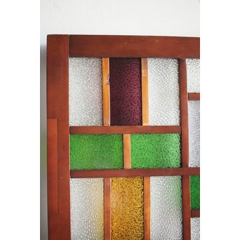 ステンドグラス調 細分多色ガラスドア　GD1300 