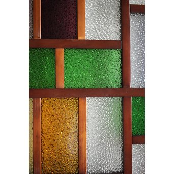 ステンドグラス調 細分多色ガラスドア　GD1300 