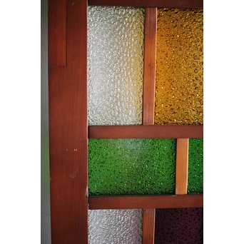 ステンドグラス調 細分多色ガラスドア　GD1300 