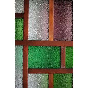 ステンドグラス調 細分多色ガラスドア　GD1300 