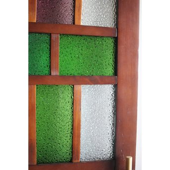 ステンドグラス調 細分多色ガラスドア　GD1300 