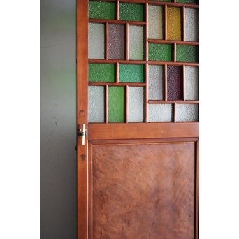 ステンドグラス調 細分多色ガラスドア　GD1300 