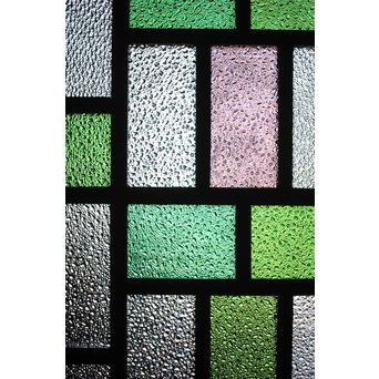 ステンドグラス調 細分多色ガラスドア　GD1300 